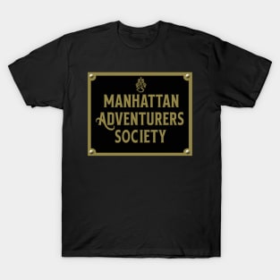 Manhattan Adventurers Society Plaque T-Shirt